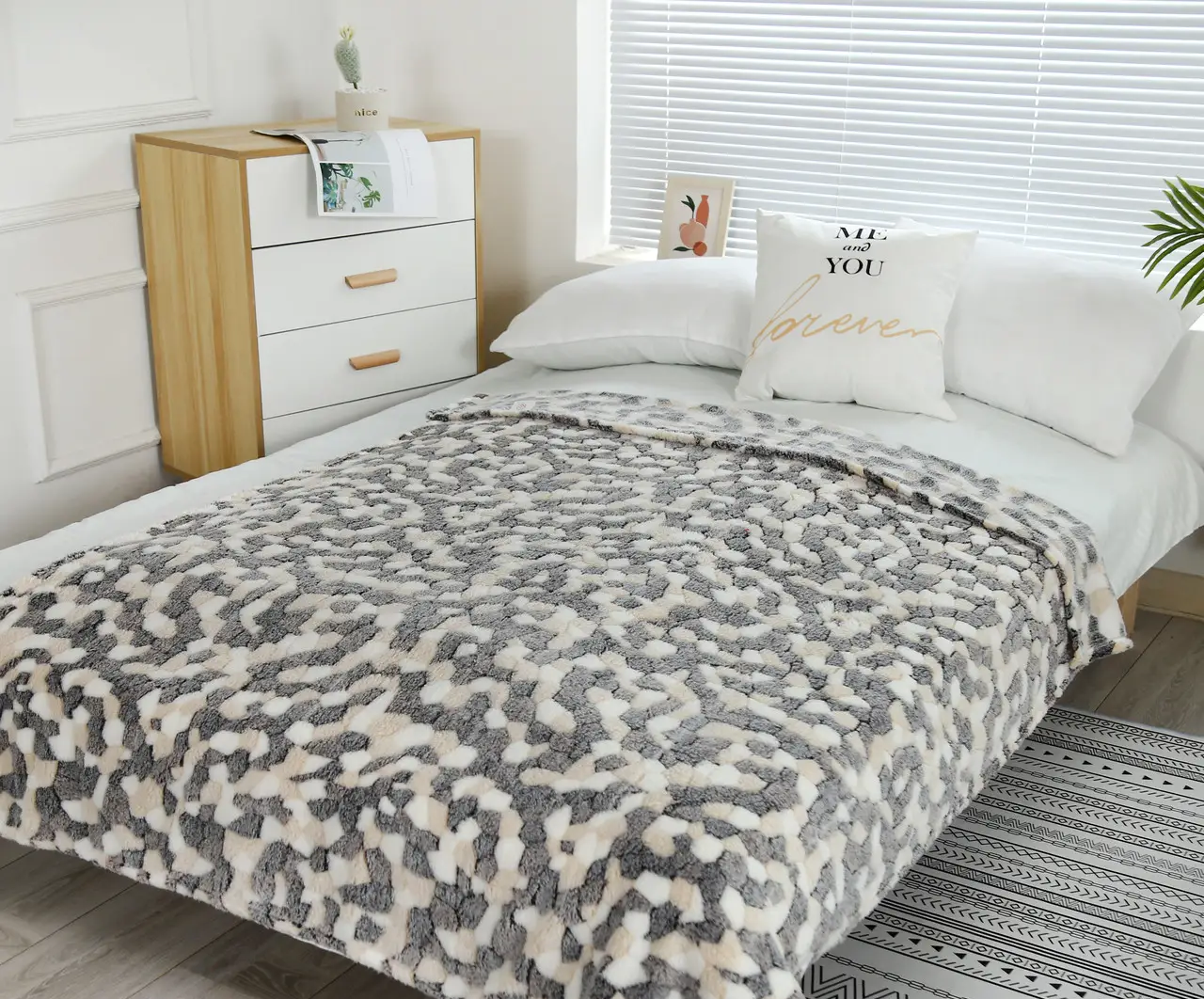 Покрывало Облако Камни 150x200 см (58-67-13146442)