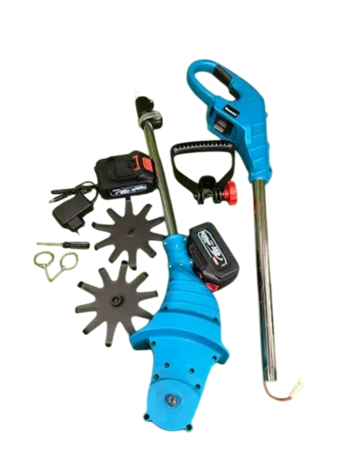 Культиватор аккумуляторный 48V 6AP Li-Ion Голубой (MK-1055)