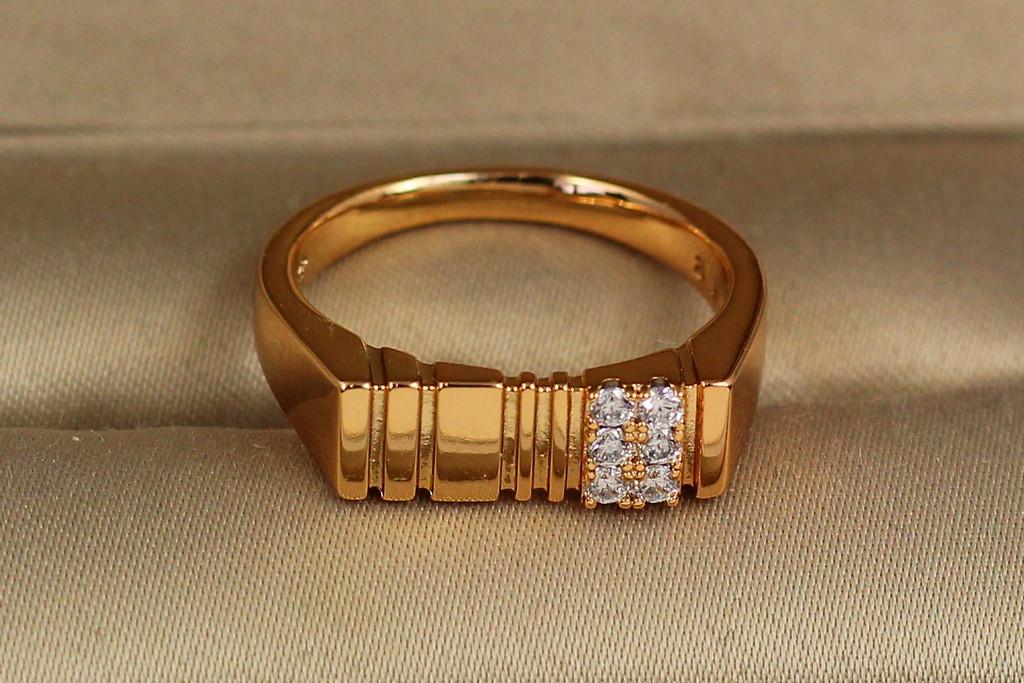 Кольцо Xuping Jewelry женская печать р. 18 Золотистый (2534250360)