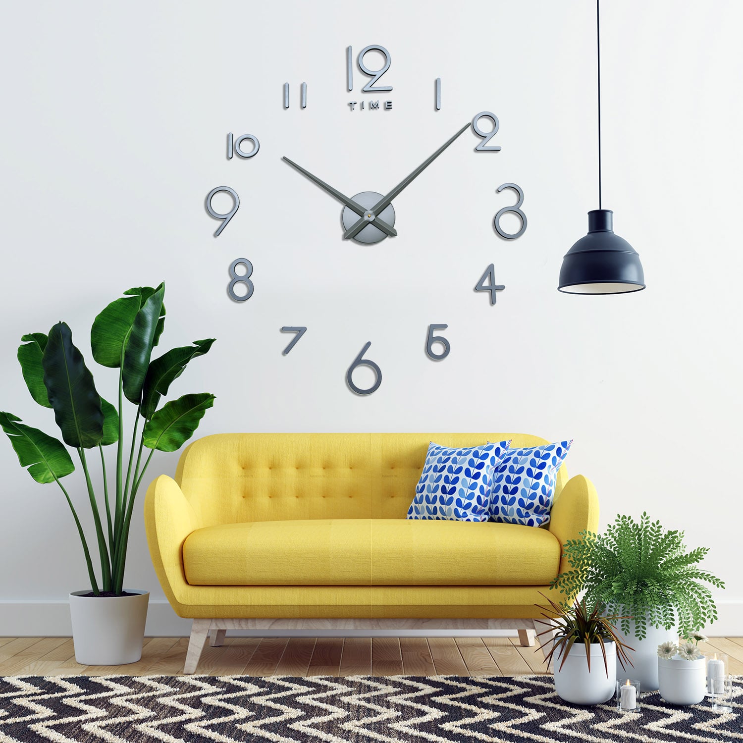 Часы настенные Timelike 3D Rounum 80-150 см (T4228Gr)