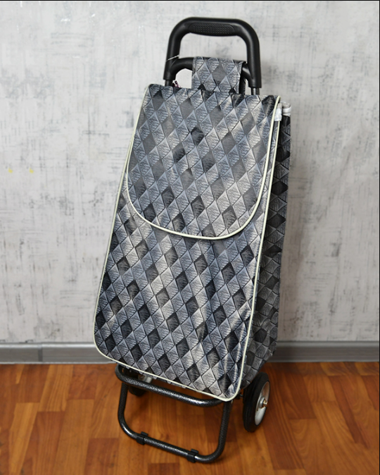 Господарська сумка-тачка Кравчучка на колесах до 50 кг Сірий (22936574) - фото 2 Господарська сумка-тачка Кравчучка на колесах до 50 кг Сірий (22936574) - фото 2