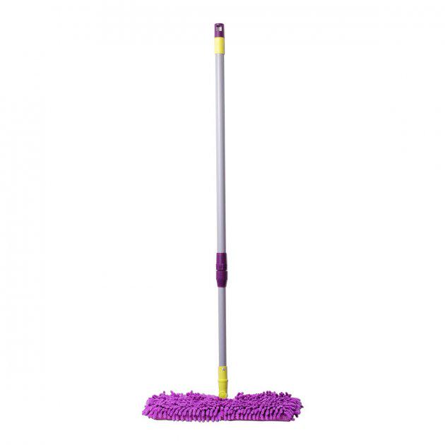 Полотер с двухсторонней насадкой из микрофибры на липучке и телескопической рукояткой Valsar (MKM-0075)