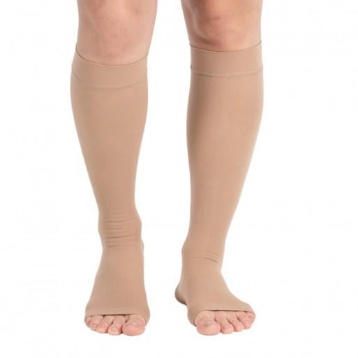 Гольфы компрессионные антиварикозные до колена с открытым носком Orthopoint ERSA-509-1 XL