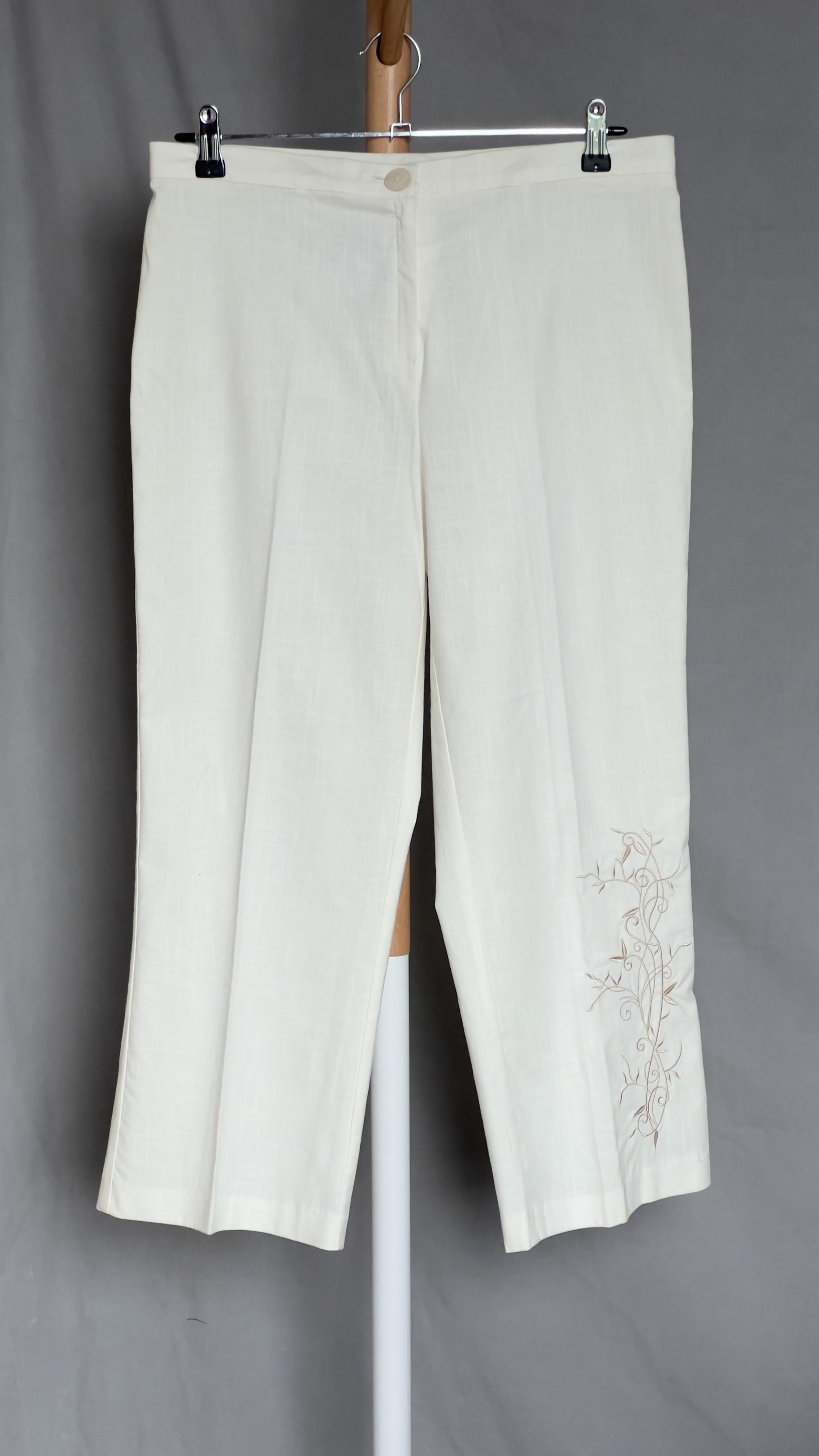 Капрі Mirolia з візерунком L Молочний (9685148)