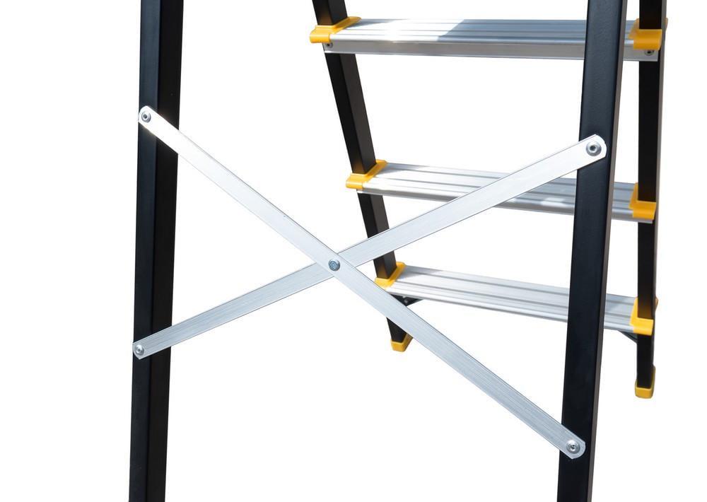 Сходи алюміній/сталь 4 сходинки h 846 мм max 150 кг - фото 6