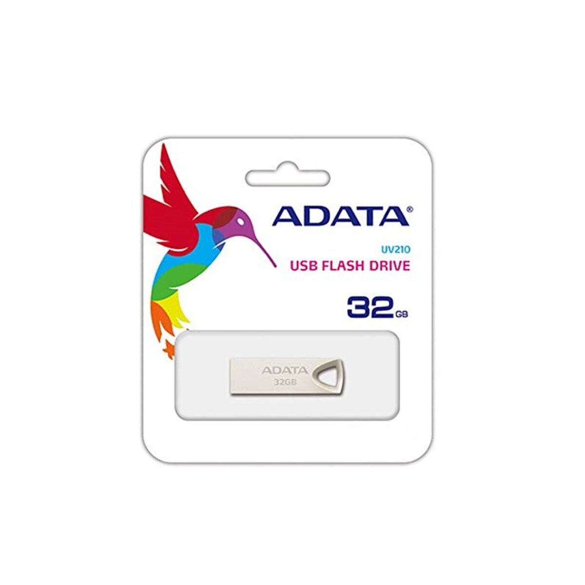 Флеш-память A-DATA AUV 210 USB2.0 64 Gb Gold (568698)