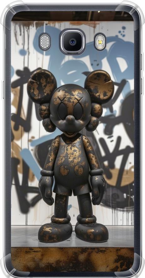 Чехол на Samsung Galaxy J7 (2016) J710F Bronze kaws v2 (6098sp-263-42517)