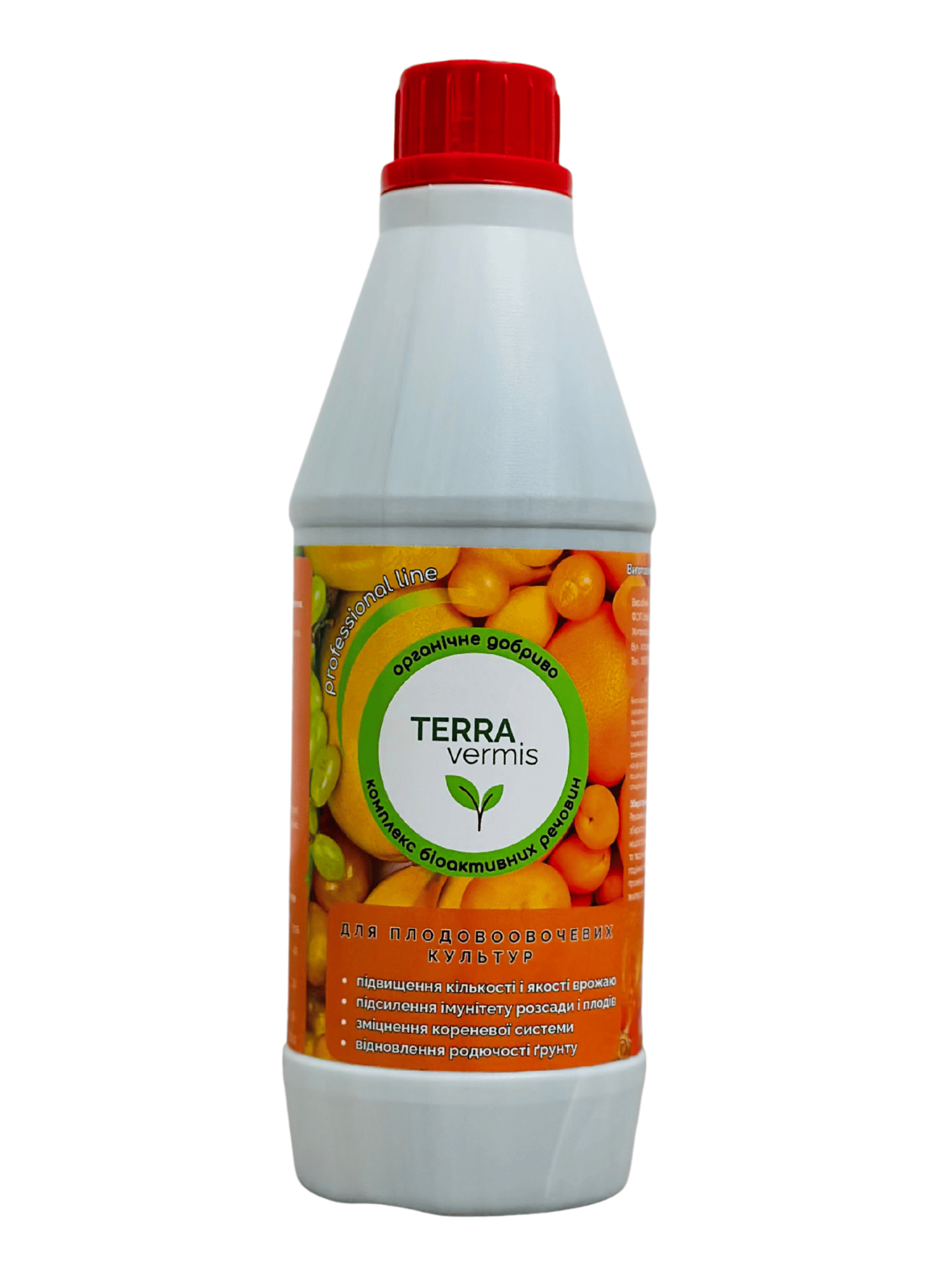 Добриво органічне Terra vermis для плодово овочевих культур 750 мл