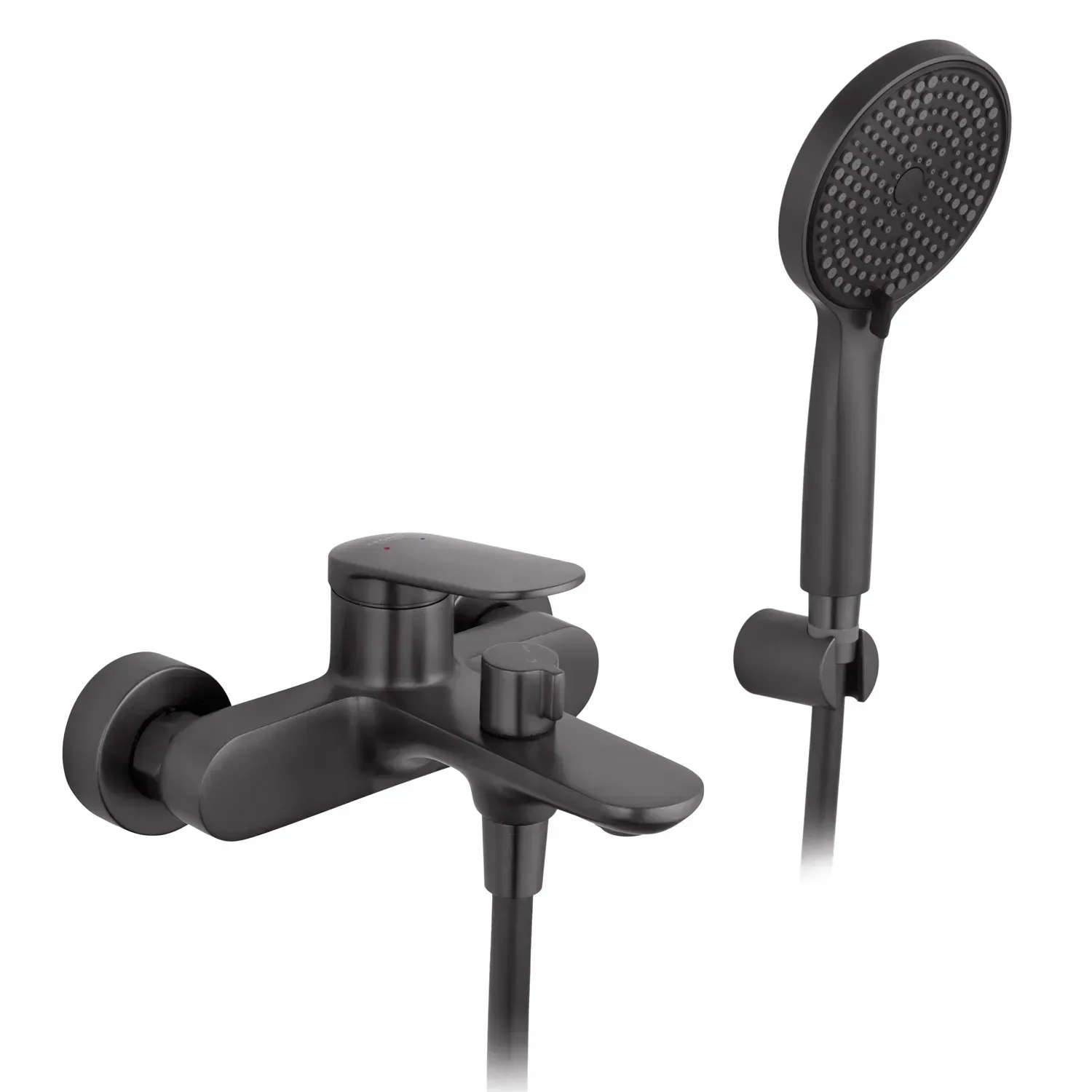 Змішувач для ванни Kroner Element 211315-5301 латунний Графітовий (CV035953) Змішувач для ванни Kroner Element 211315-5301 латунний Графітовий (CV035953)