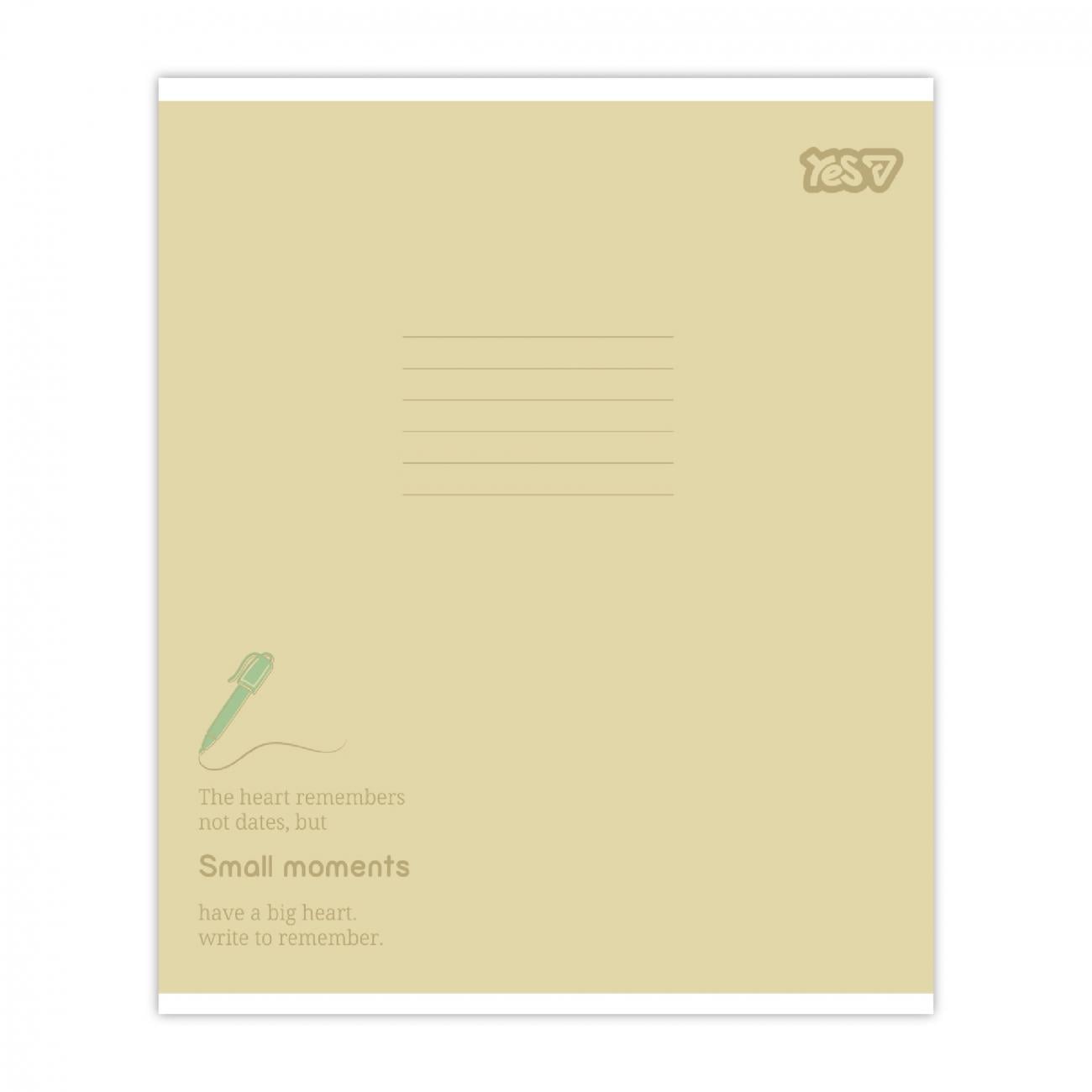 Зошит шкільний YES Small moments клітинка 18 арк. (768688)