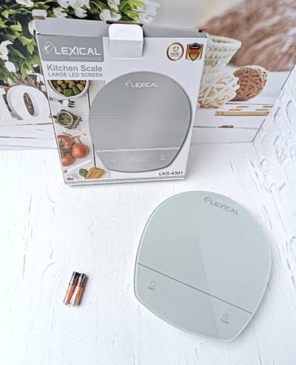Весы кухонные Lexical LKS-4301-g серый