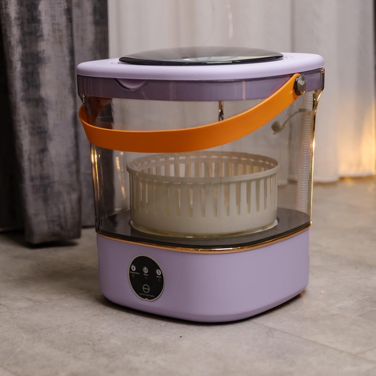 Портативная стиральная машина с отжимом 36 Вт 850 об/мин Сиреневый (HP-35015-61PURPL)