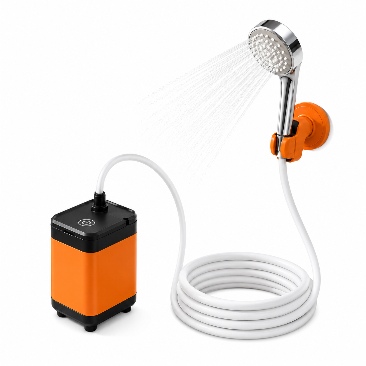 Душ туристический 7500 mAh с насосом на аккумуляторе (34766830)