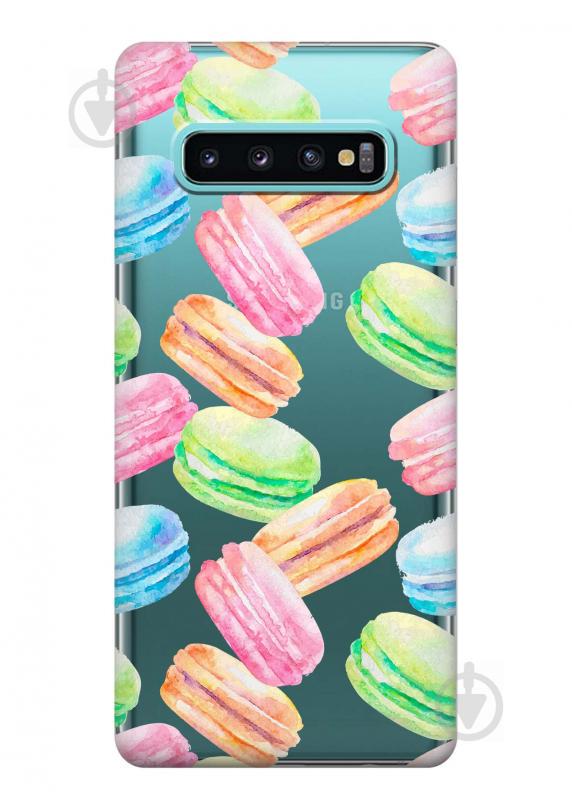 Чехол iSwag для Samsung Galaxy S10 Plus Французские печенья (H461)