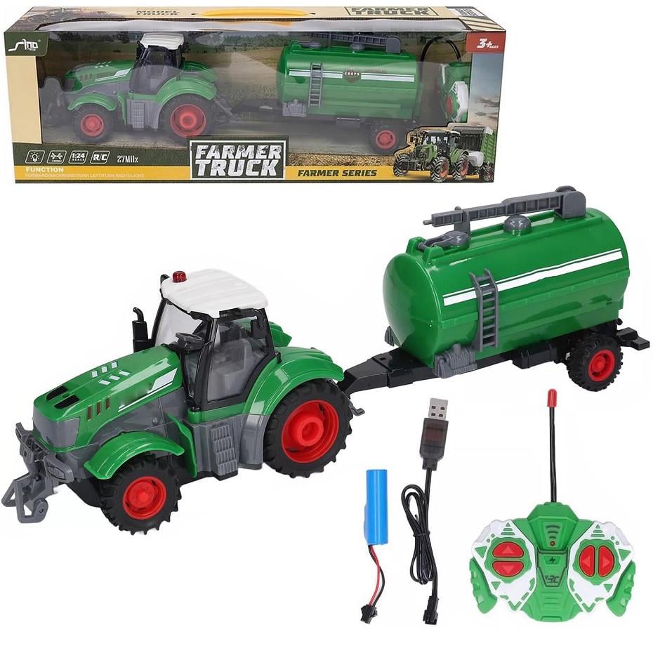 Трактор дитячий з цистерною на радіокеруванні з акумулятором (2372751998) - фото 3 Трактор дитячий з цистерною на радіокеруванні з акумулятором (2372751998) - фото 3