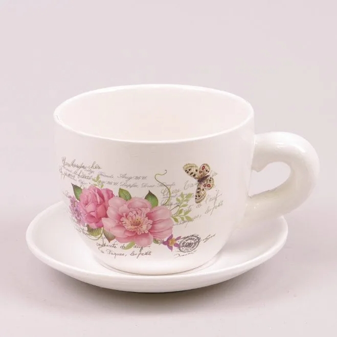 Горшок керамический Flora Чашка(37866)