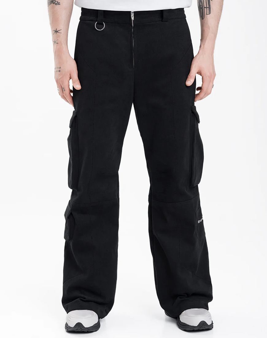 Брюки Flat cargo cotton чоловічі ACT.1 чорні M