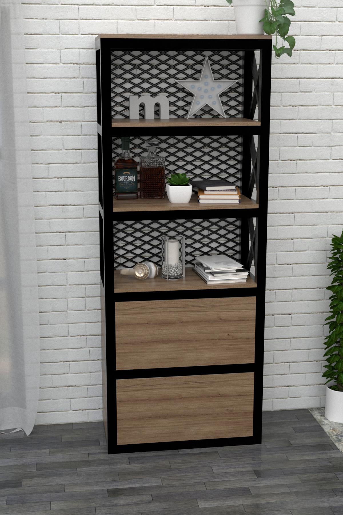 Стеллаж EcoLoft Лофт Ария DSP-1211 Монтеверде (26675250)