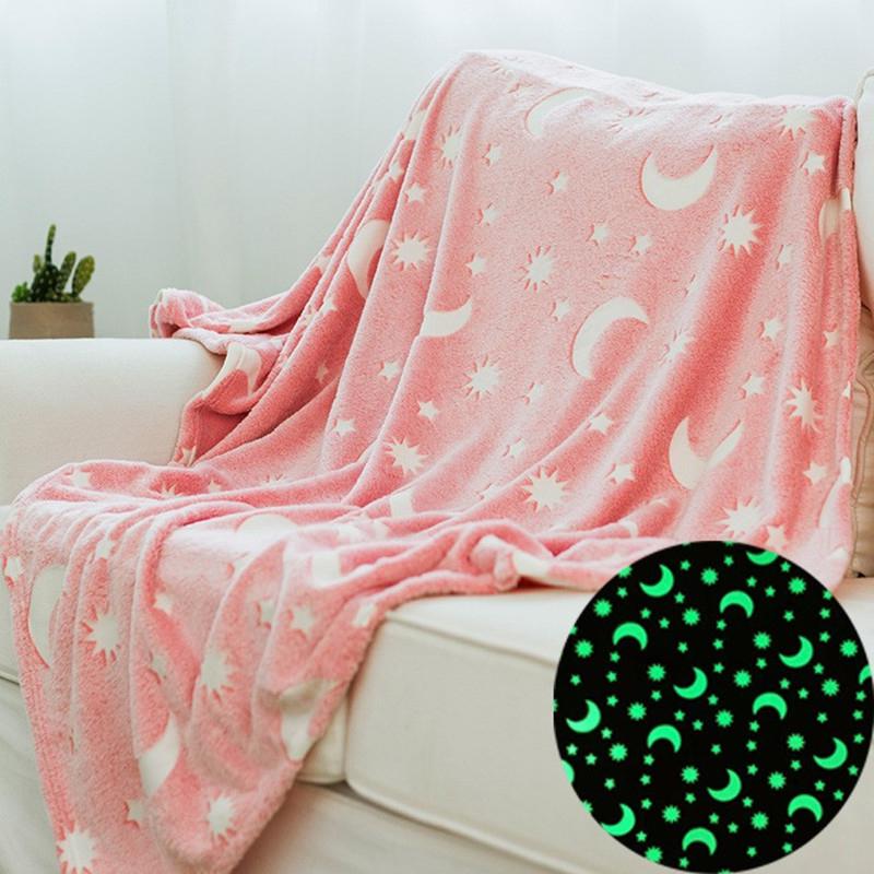 Плед светящийся в темноте плюшевый Blanket kids Magic Star 150х100 см Розовый - фото 12 Плед светящийся в темноте плюшевый Blanket kids Magic Star 150х100 см Розовый - фото 12