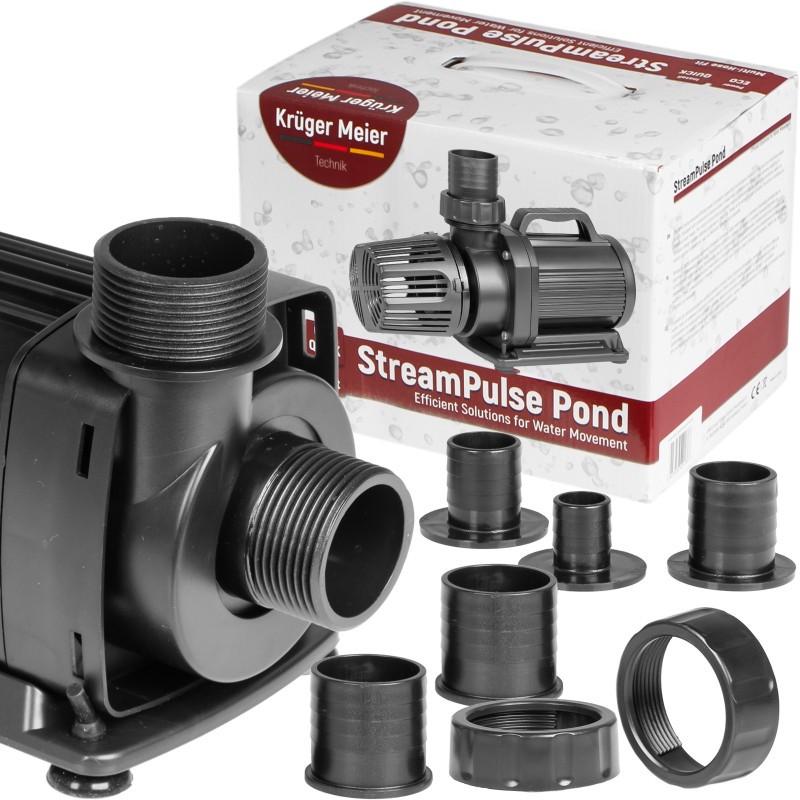 Насос энергоэффективный для пруда Kruger Meier StreamPulse Pond 20000 л/ч с защитой (KM-STREAMPULSE-POND-20000) - фото 3 Насос энергоэффективный для пруда Kruger Meier StreamPulse Pond 20000 л/ч с защитой (KM-STREAMPULSE-POND-20000) - фото 3