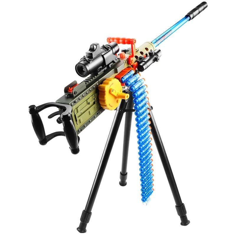 Игрушечный электрический пулемет Браунинг M1921 на подставке