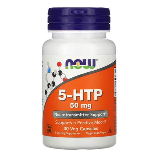 Комплекс NOW 5-HTP 50 мг 30 veg capsules (NOW-00097)