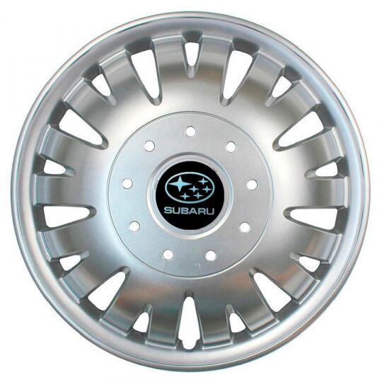 Автомобильные колпаки SKS 410 R16 с логотипом Subaru 4 шт. Серебристый Автомобильные колпаки SKS 410 R16 с логотипом Subaru 4 шт. Серебристый