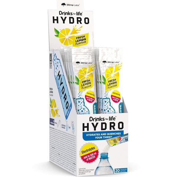 Енергетик Olimp Nutrition Drinks для життя Hydro 20х5,3 г Lemon (000021461)