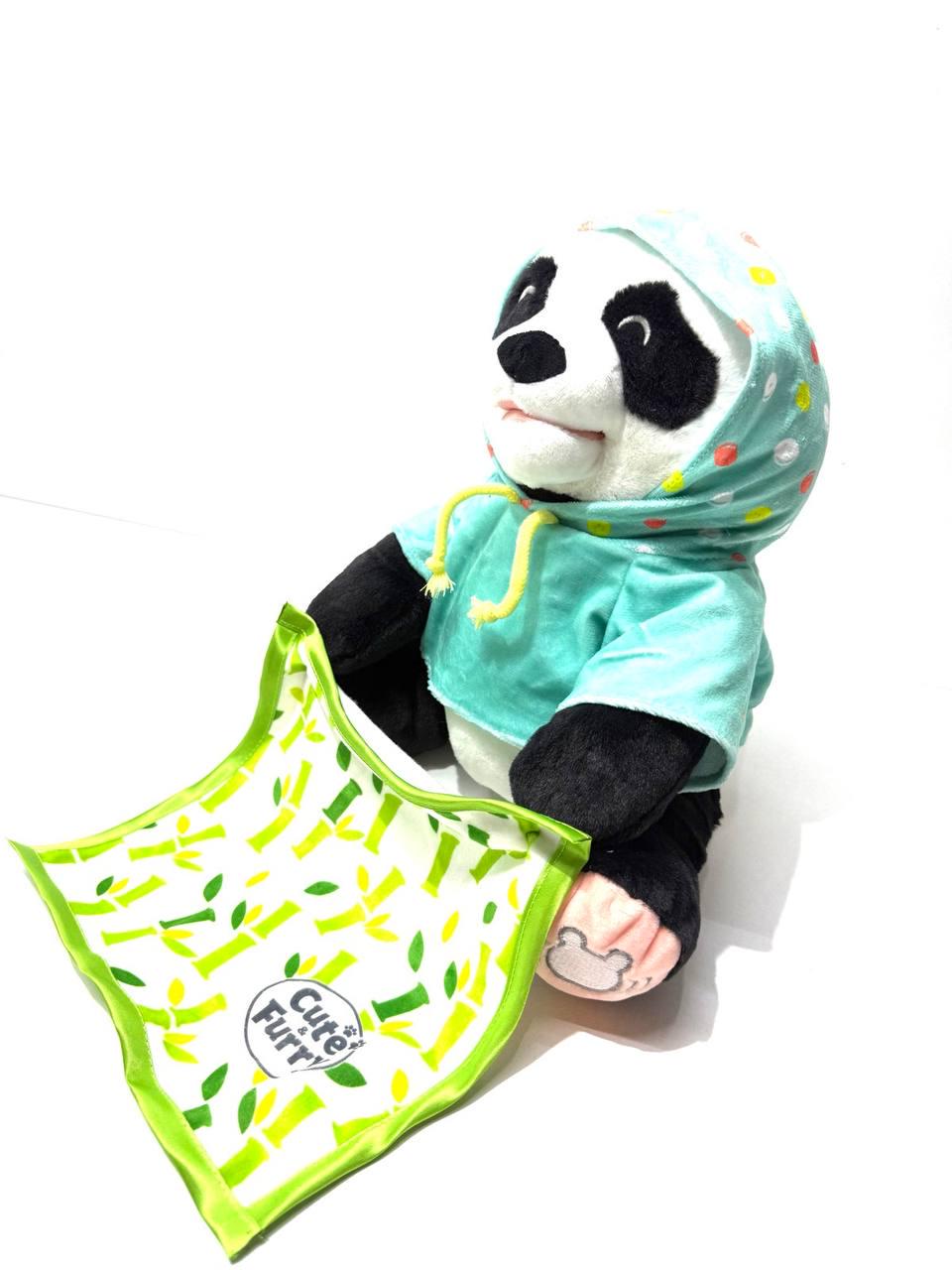 Панда-казкар інтерактивна грає у хованки 14 фраз розповідає казку 27 см Чорно-білий (6226 I UA) - фото 7 Панда-казкар інтерактивна грає у хованки 14 фраз розповідає казку 27 см Чорно-білий (6226 I UA) - фото 7