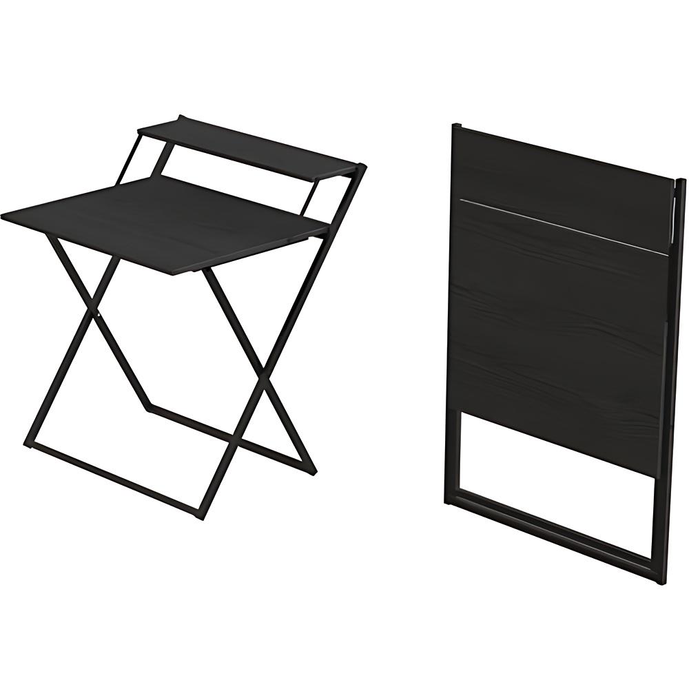 Стіл-трансформер Ferrum-decor Компакт 4 метал/ДСП 16 мм 750x790x720 мм Чорний/Сосна Кембра (FRD-104692) - фото 2