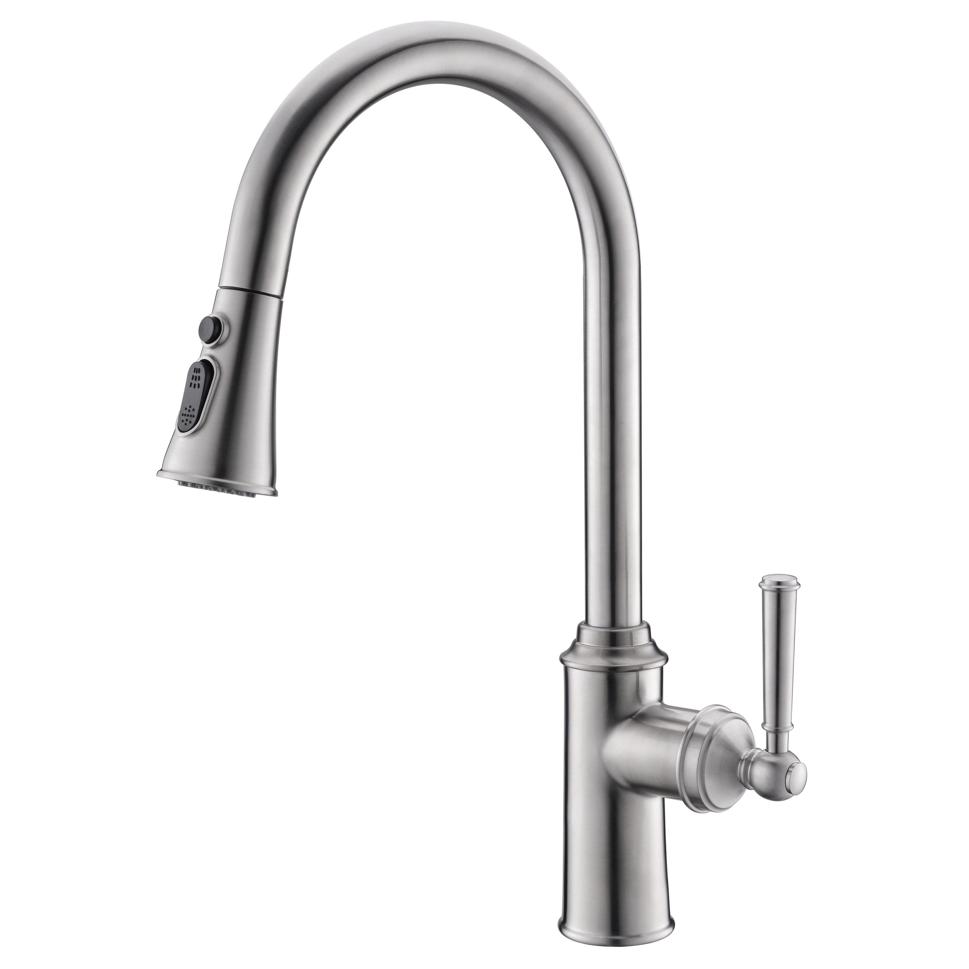 Змішувач для кухні Imprese HYDRANT ZMK031806150 із висувною лійкою Хром (115889)