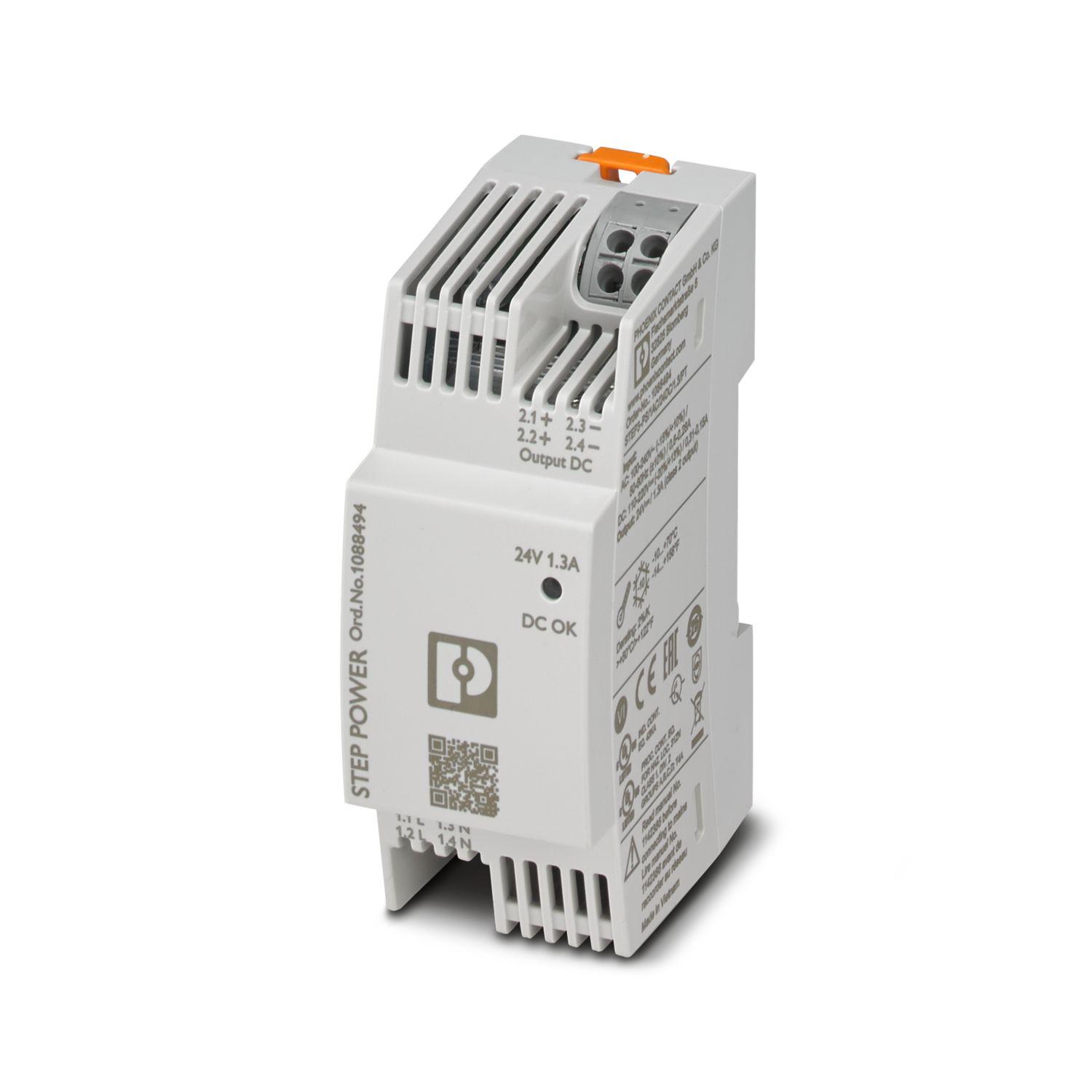 Блок живлення Phoenix Contact STEP3-PS/1AC/24DC/1.3/PT 30W(1088494)