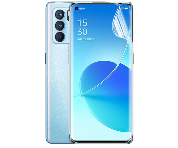 Противоударная гидрогелевая пленка Hydrogel Film для Oppo Reno6 5G, Transparent