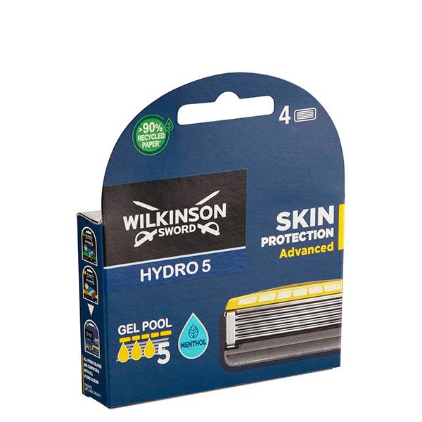 Картриджі для гоління Wilkinson Sword Hydro 5 SKIN protection Advansed 4 шт. (13550816) - фото 2