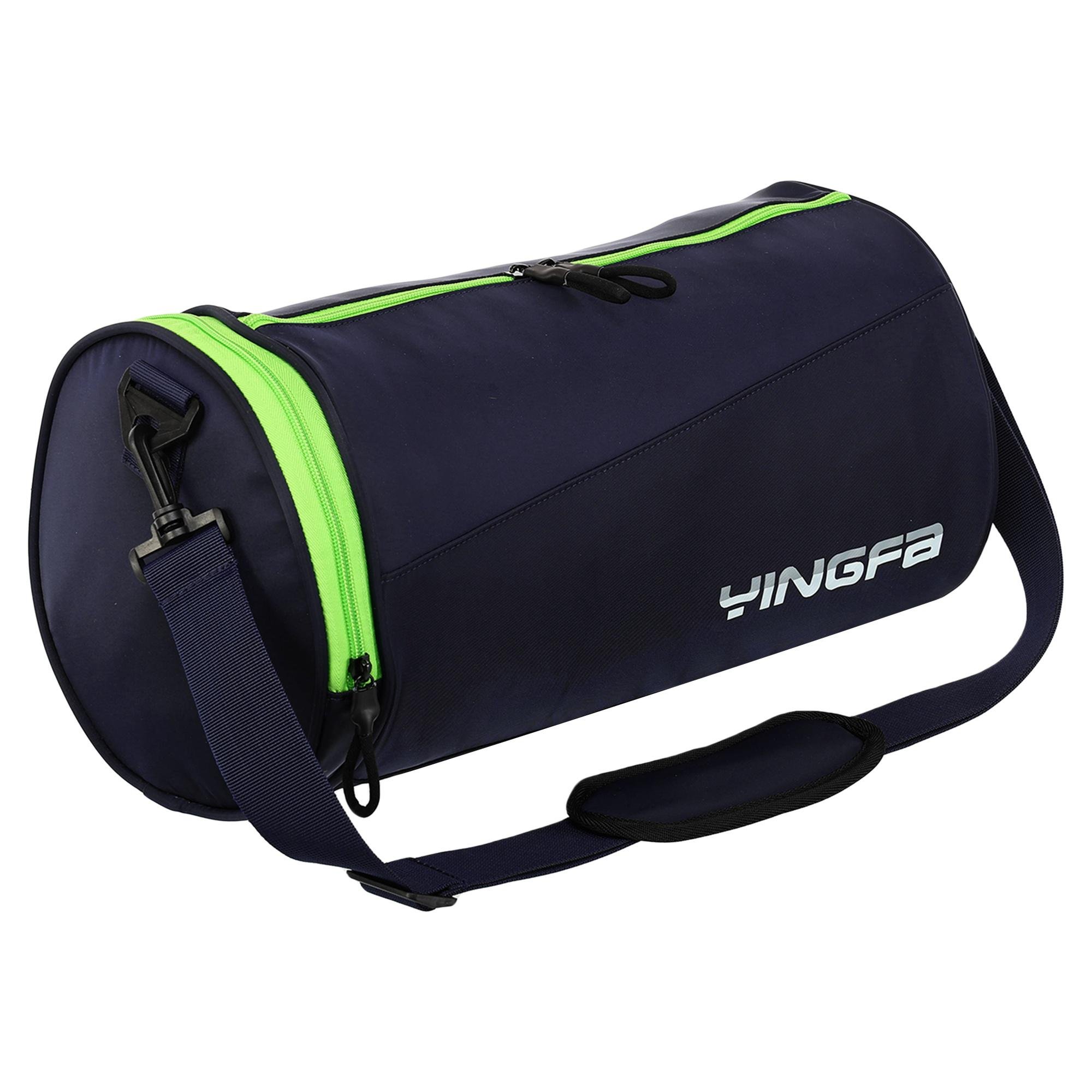 Сумка спортивная Бочонок YINGFA WF2228 нейлон 39х22х22 см Темно-синий (WF2228_Темно-синий)