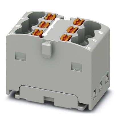Розподільний блок Phoenix Contact PTFIX 6X1,5 GY 450В 17,5A Push-in Сірий (3002757)