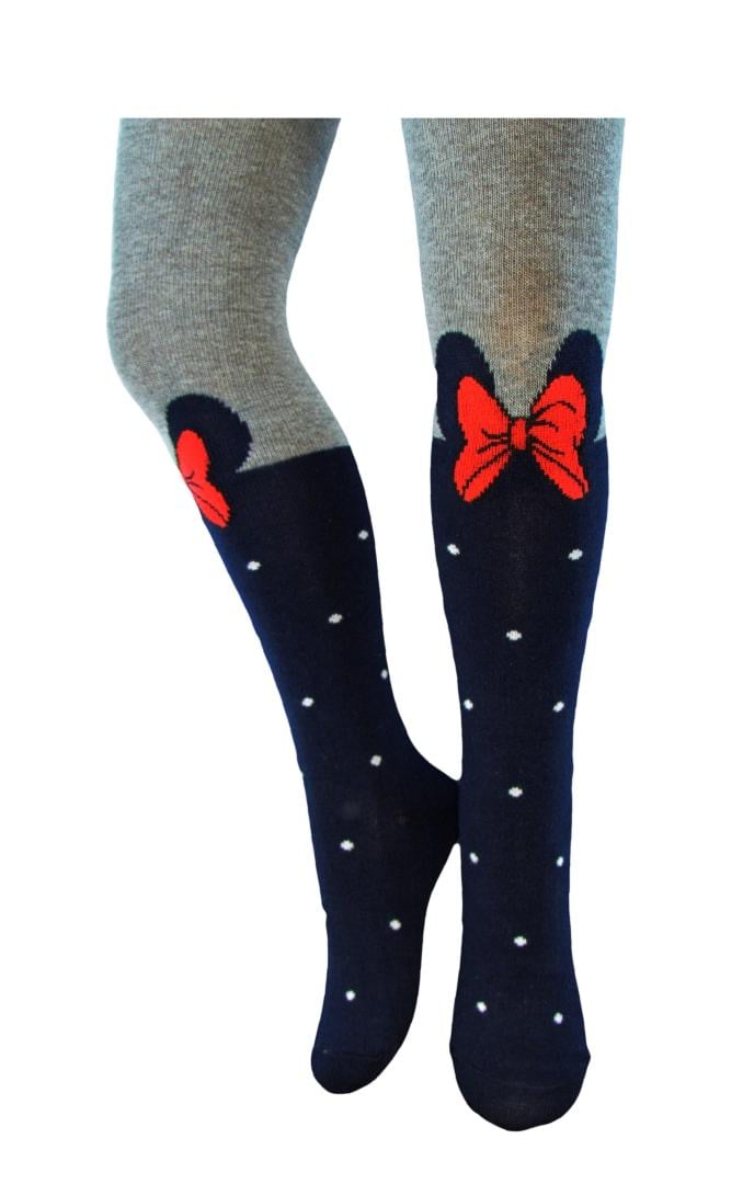 Колготки детские демисезонные Легка Хода 8209 74-86см Марине серый-меланж