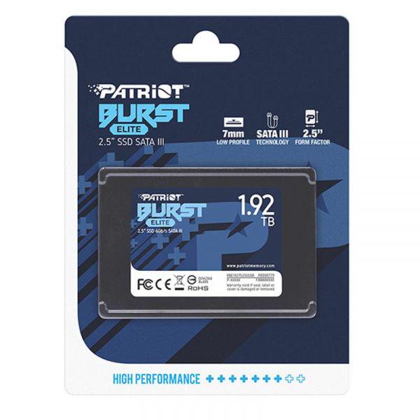SSD-накопичувач Patriot Burst Elite 1.92TB 2,5" SATAIII 3D TLC (PBE192TS25SSDR) - фото 3