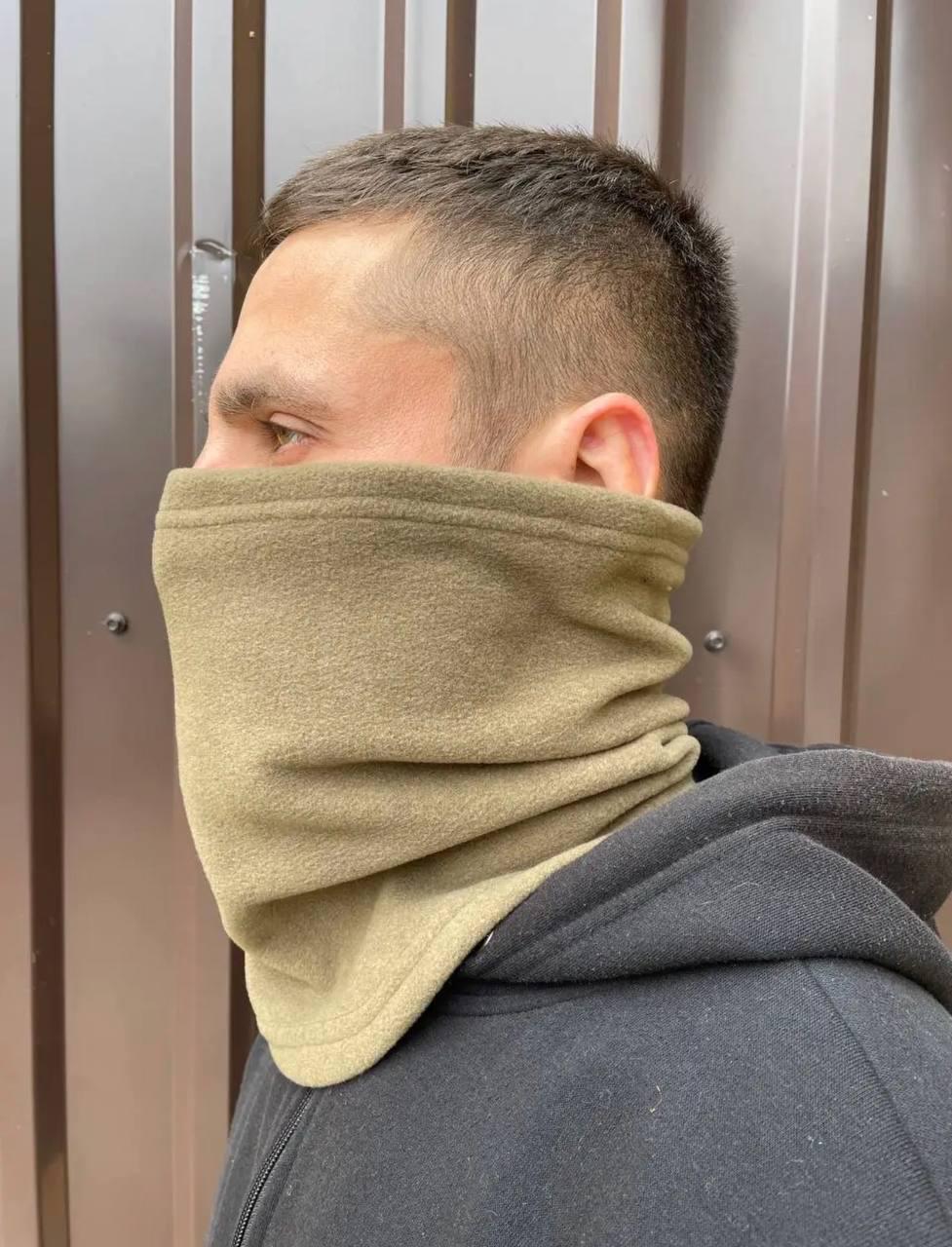 Шарф-труба бафф флисовый Койот (FBA-01-3)