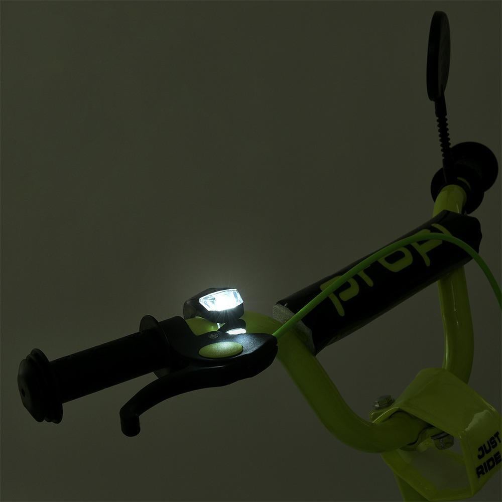 Дитячий велосипед PROF1 Prime 14" з багажником Салатовий - фото 7 Дитячий велосипед PROF1 Prime 14" з багажником Салатовий - фото 7