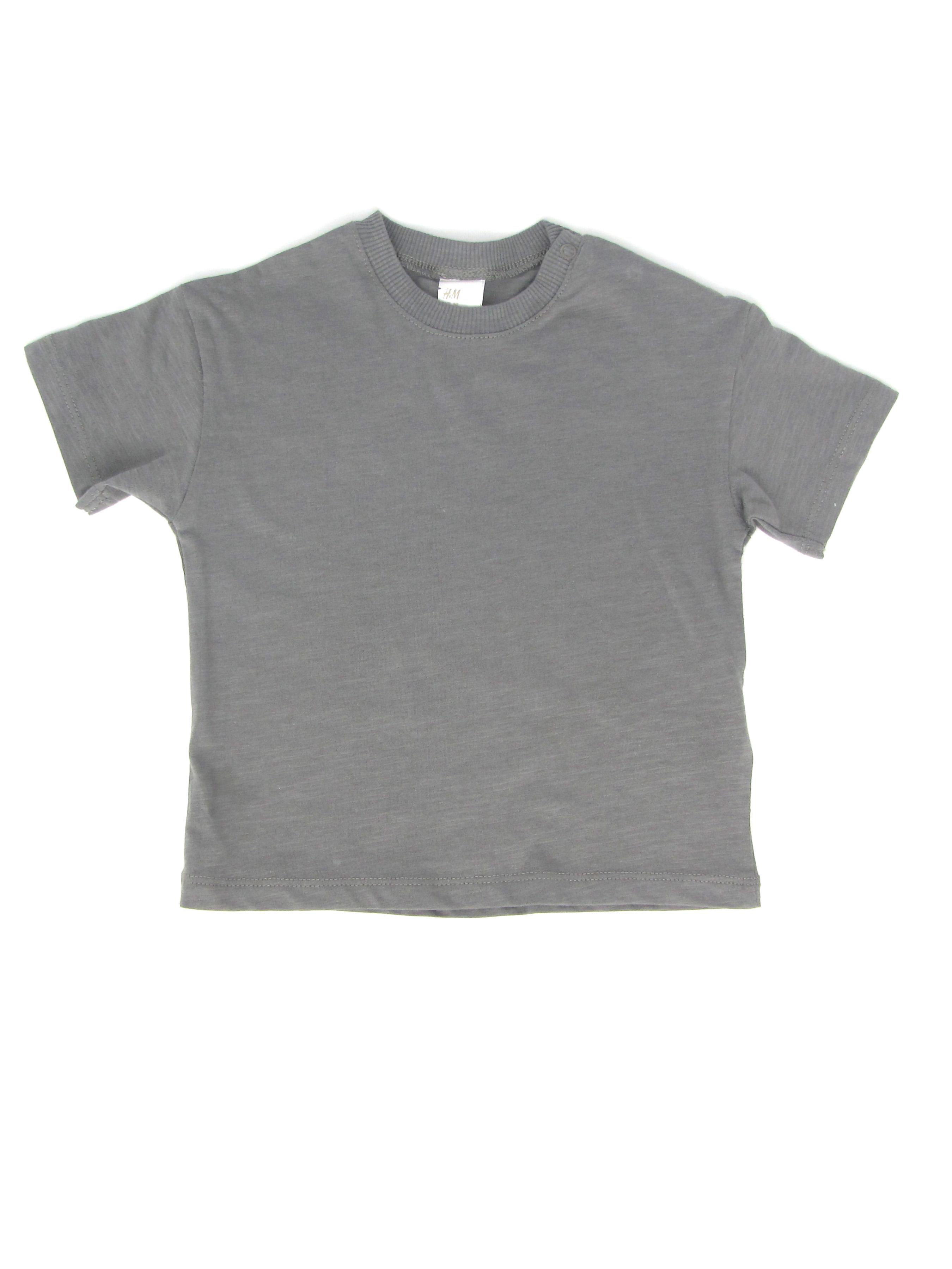 Футболка H&M 80 см Сірий (X24061126057)
