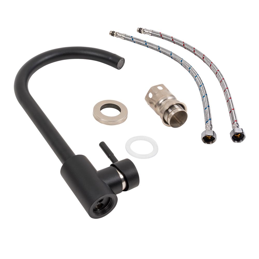 Смеситель кухонный Platinum 56 NESP Черный матовый - фото 2 Смеситель кухонный Platinum 56 NESP Черный матовый - фото 2