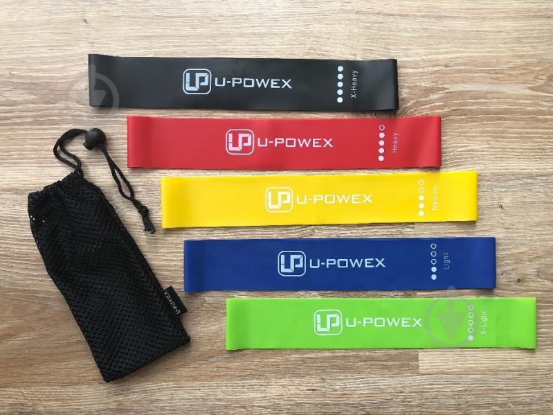 Набор резинок для фитнеса U-powex 5 шт (0003)