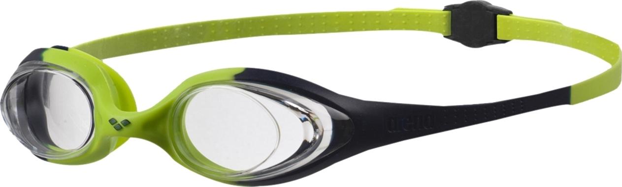 Очки для плавания детские Arena SPIDER JR Салатово-черный (92338-071)