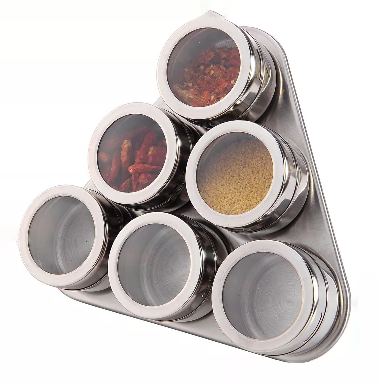 Набор банок для специй и приправ Benson BN-007 на магнитной подставке - фото 3 Набор банок для специй и приправ Benson BN-007 на магнитной подставке - фото 3