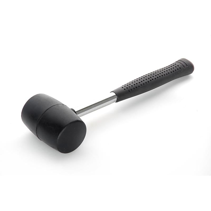 Киянка резиновая черная Premium Pro с металлической рукояткой 680 г 80 мм (57130/320173)