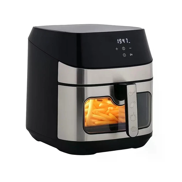 Аэрофритюрница Domotec MS-3222 2800 Вт с регулировкой температуры и сенсорным управлением 12 л Black (MS3222) Аэрофритюрница Domotec MS-3222 2800 Вт с регулировкой температуры и сенсорным управлением 12 л Black (MS3222)