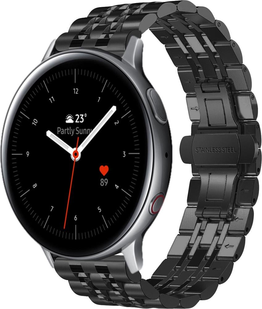 Браслет металлический Spinye для Galaxy Watch Active 2 40/44 мм Black (29160-2B)