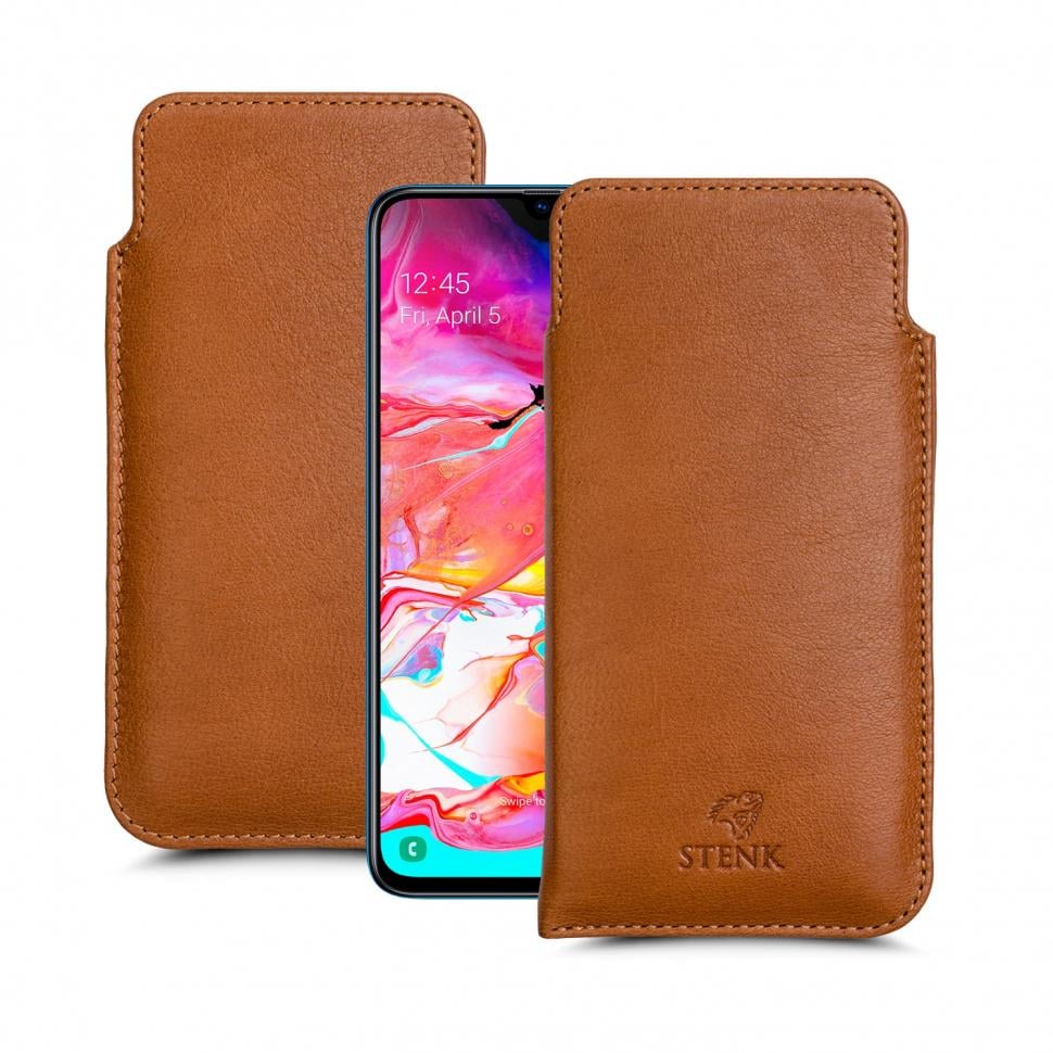Футляр Stenk Elegance для Samsung Galaxy A70 Camel (63449)