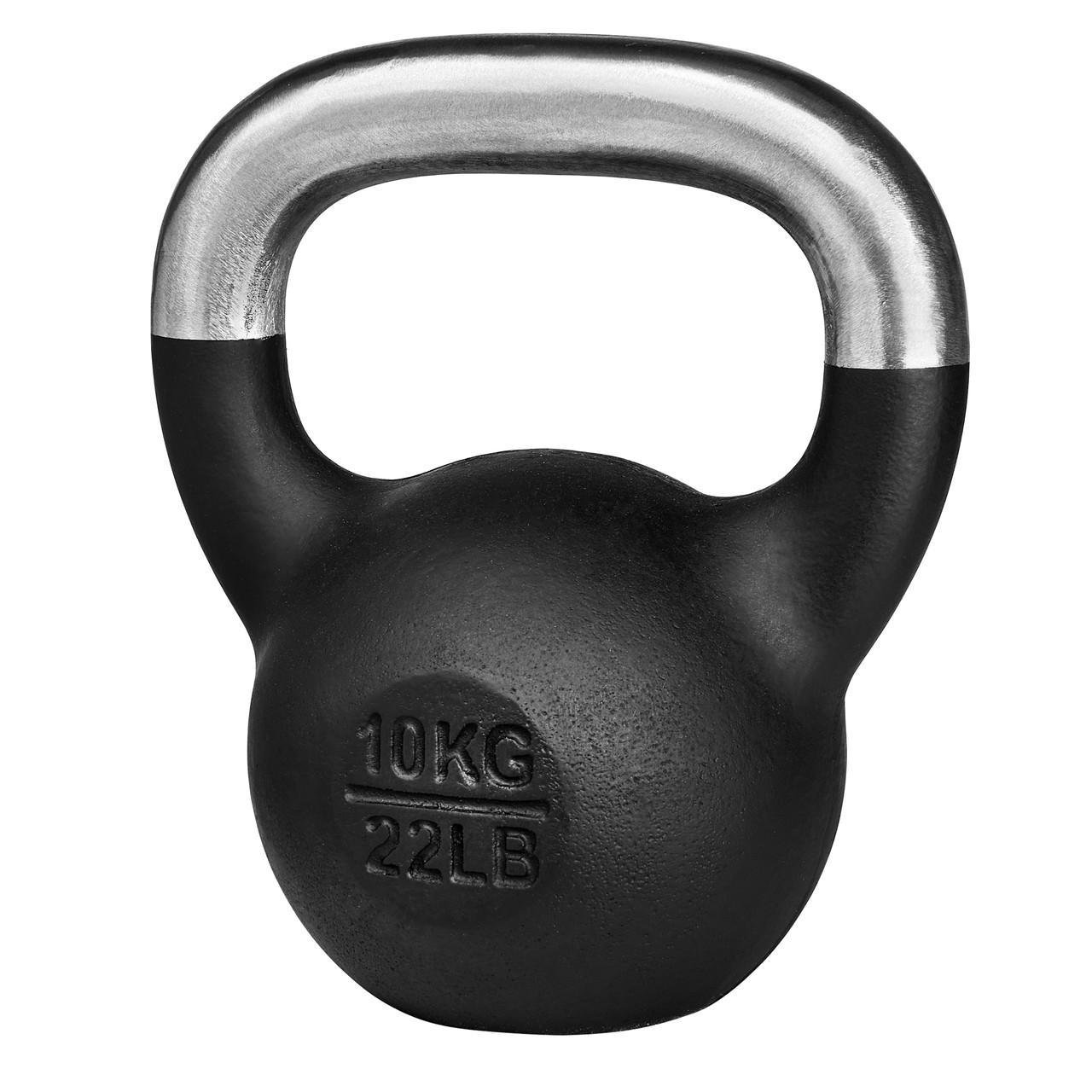 Гиря для фітнесу та кросфіту комплект 10 кг 2 шт. Чорний (2417746765) - фото 3 Гиря для фітнесу та кросфіту комплект 10 кг 2 шт. Чорний (2417746765) - фото 3